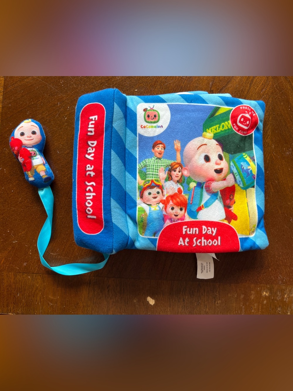 Musical CoCoMelon plush book